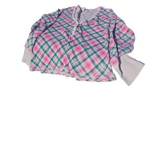 Victoria's Secret Pink and Green Plaid Sleepwear